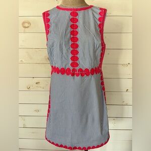 Vineyard Vines Embroidered Seersucker Dress